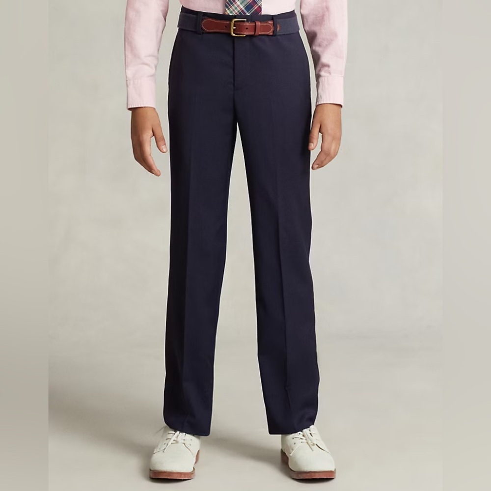 Lauren Ralph Lauren Boy’s Navy Flat front Dress Pants, size 18